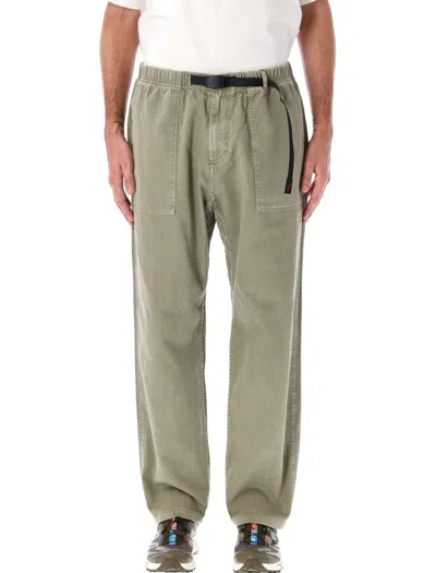 Shop Gramicci Loose Tapered Ridge Pant In Pigment Sage Green