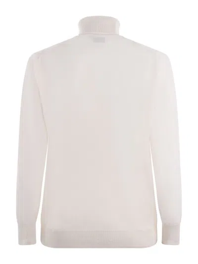 Shop Mc2 Saint Barth Turtleneck In Beige