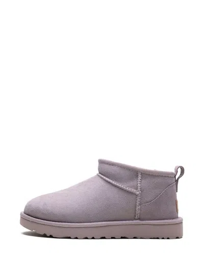 Shop Ugg Classic Ultra Mini Boots In Grey