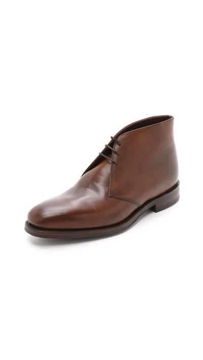 Shop Loake 1880 1880 Plimico Leather Chukka Boots In Brown