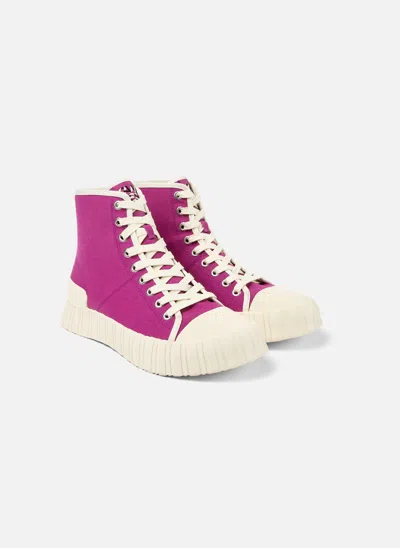 Camperlab Roz High-top Sneakers In Purple