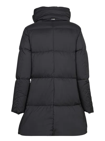 Herno Black Down Jackets In Black