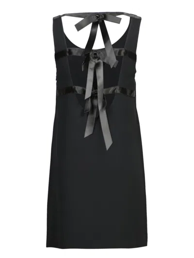 Shop Prada Dresses In Black