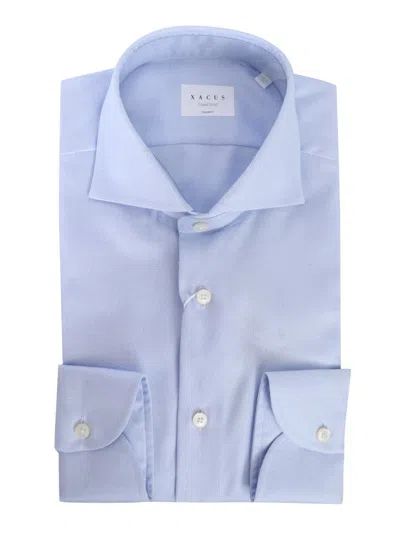Xacus Cotton Tailor Fit 'active' Shirt In Multicolor