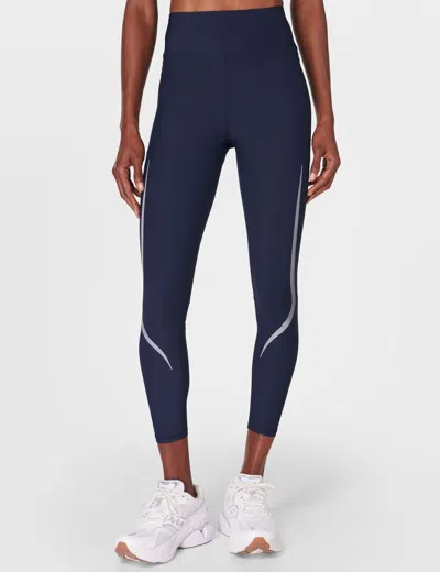 Sweaty Betty Zero Gravity 7/8 Illuminate Running Tight In Blue