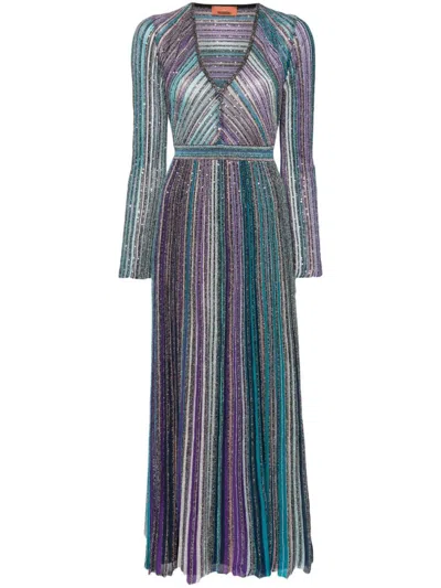 Shop Missoni Dresses In Multicolour