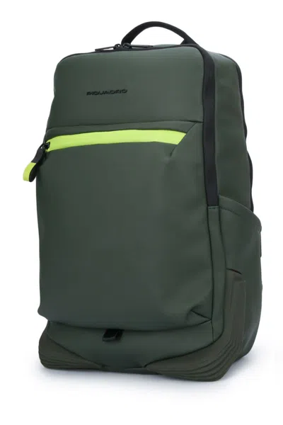 Shop Piquadro Backpack Bags In Green