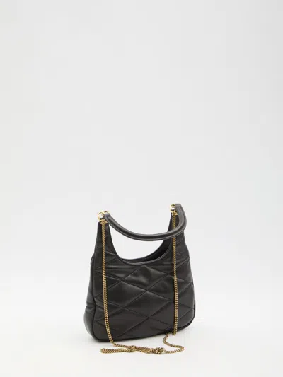 Shop Saint Laurent Sade Hobo Bag In Black