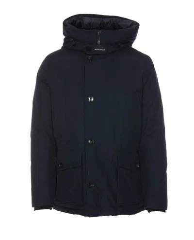 Woolrich Down Jackets In Blue