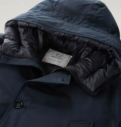 Woolrich Down Jackets In Blue
