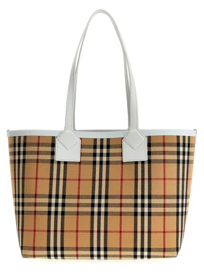 Shop Burberry Tote London Tote Bag In Multicolor