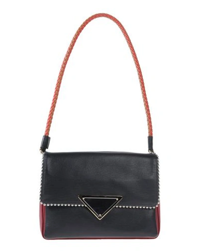 Sara Battaglia Shoulder Bag In Black