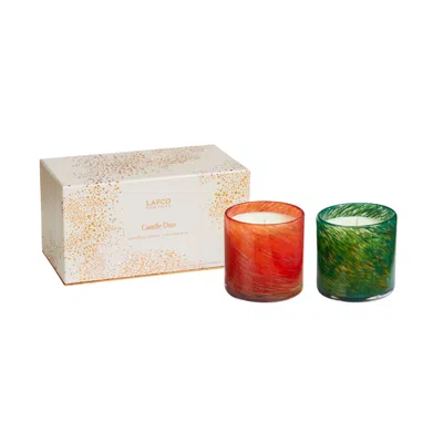 Lafco Absinthe Plum And Woodland Spruce Candle Duo (limited Edition)
