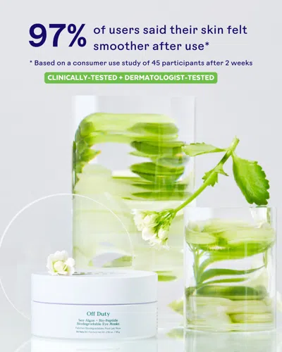 Three Ships Off Duty Sea Algae + Bio-peptide Smoothing Biodegradable Eye Masks