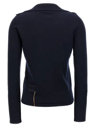 Fortela Blue V Neck Sweater