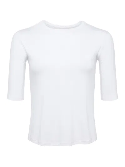 L'agence Saundra Jersey Tee In White