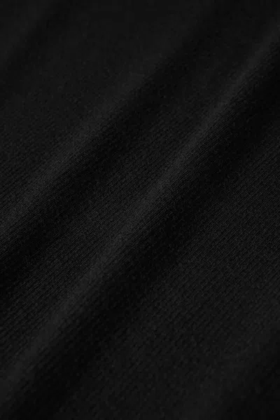 L Agence Violetta Turtleneck Knit Dress In Black