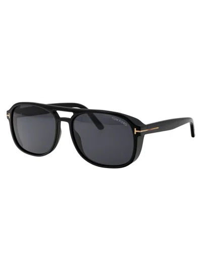 Shop Tom Ford Aviator Sunglasses Ft1022 01 A