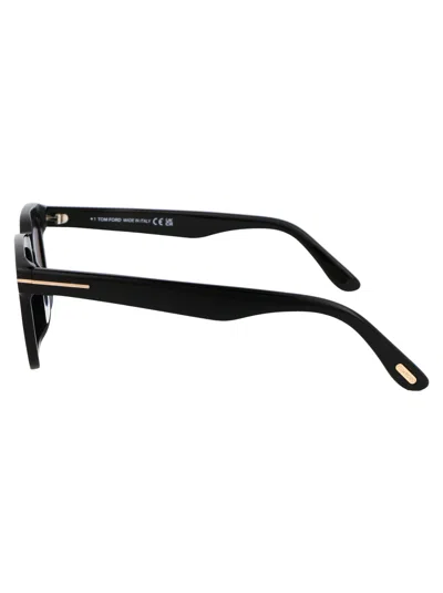 Tom Ford Squared Sunglasses Ft0751 01 V In Black