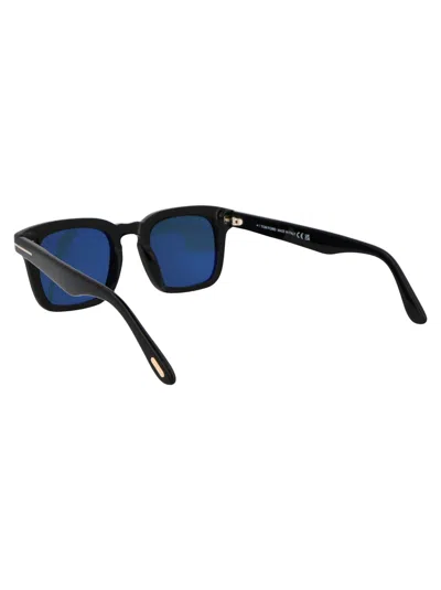 Tom Ford Squared Sunglasses Ft0751 01 V In Black