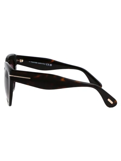 Tom Ford Eyewear Esme Oversized Frame Sunglasses