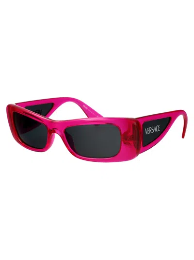 Versace Fuchsia Injectate Sunglasses