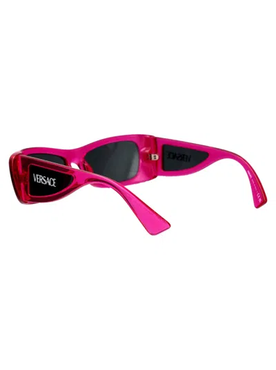 Versace Fuchsia Injectate Sunglasses