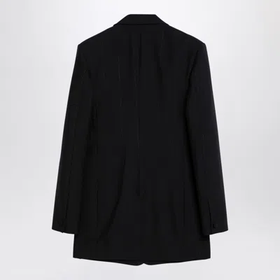 Givenchy Single-breasted Jacket With Lurex Stripes In Black