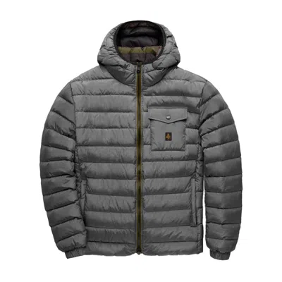 Refrigiwear Gray Polyester Jacket In Grey