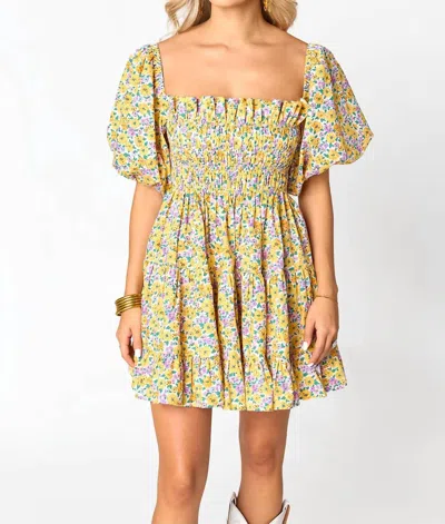 Buddylove Spencer Mini Dress In Sunny Hunny In Multi