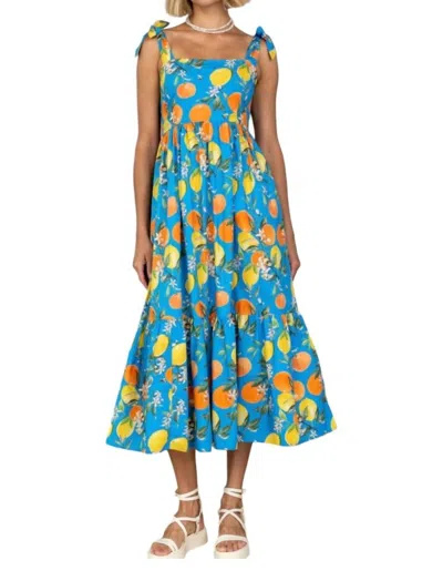 Olivia James The Label Doe Dress In Citron In Orange