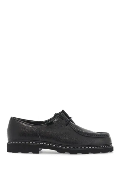 Shop Paraboot "leather Michael Derby Shoe In Black