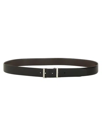 Shop Hugo Boss Boss Leather Belt In Black