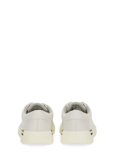 Shop Hugo Boss Boss Sneaker "clint" In White