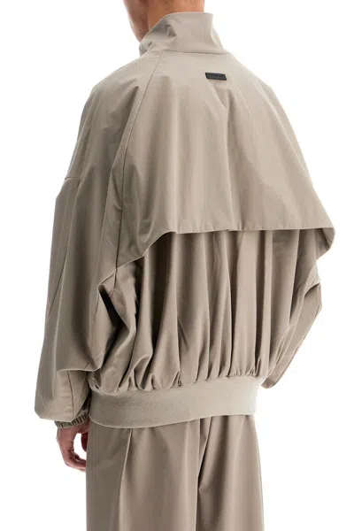 Fear Of God Men's High-necked Vented Track Jacket With In Neutro