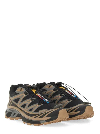 Salomon Mesh Upper Rubber Sole Sneakers Slip-on In Multi