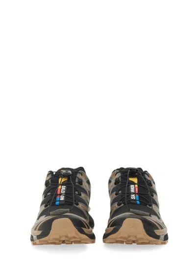Salomon Mesh Upper Rubber Sole Sneakers Slip-on In Multi