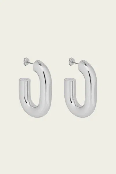Rabanne Xl Link Earrings In Silver