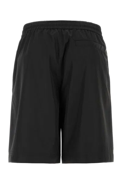 Givenchy Bermuda Shorts With Elastic Waistband And Back Pocket In Black