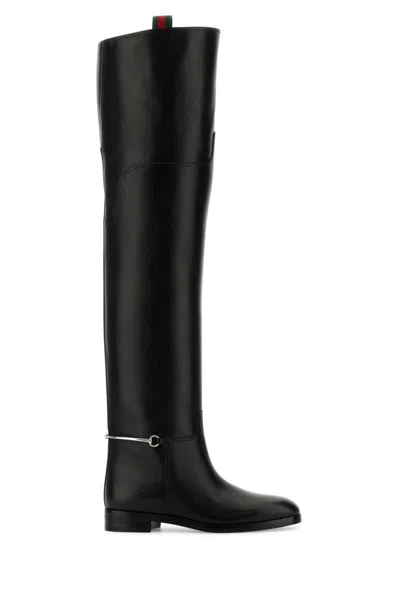 Shop Gucci Boots In Black