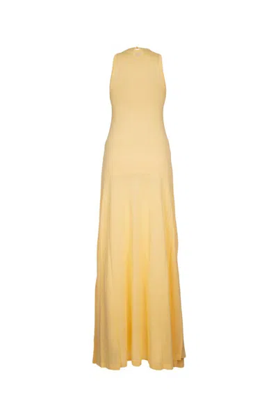 Shop Jacquemus Dress In Lightyellow