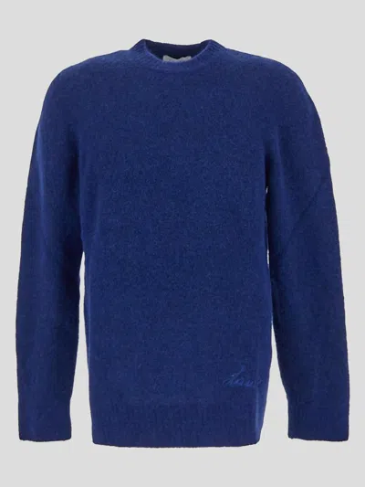 Shop Laneus Sweaters In Blue