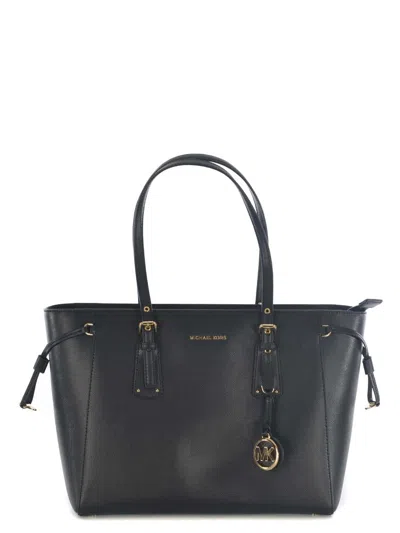 Shop Michael Kors Shopping Bag  "voyager" In Black