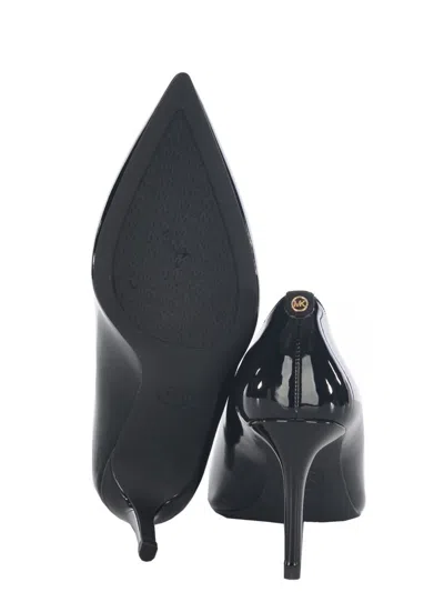 Michael Kors Alina Flex Pumps In Black Patent Leather In Black