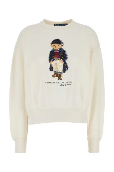 Shop Polo Ralph Lauren Sweatshirts In White