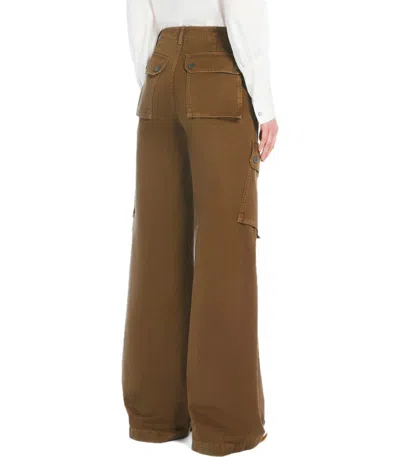 Shop Weekend Max Mara Elvy Brown Cargo Trousers