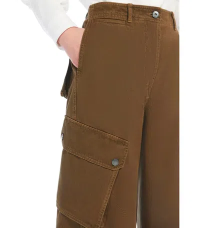 Shop Weekend Max Mara Elvy Brown Cargo Trousers