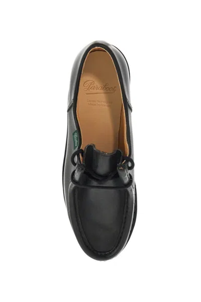 Shop Paraboot "leather Michael Derby Shoe In Black