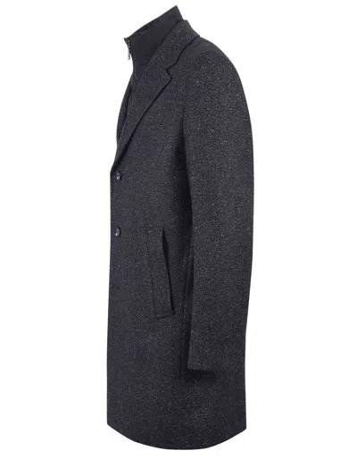 Hugo Boss Boss  Coats In Black