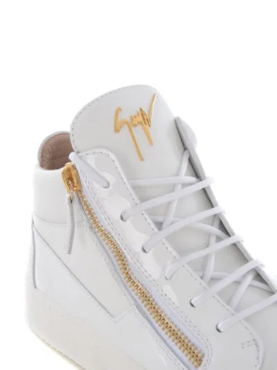 Giuseppe Zanotti Sneakers Hi-top Logo In White